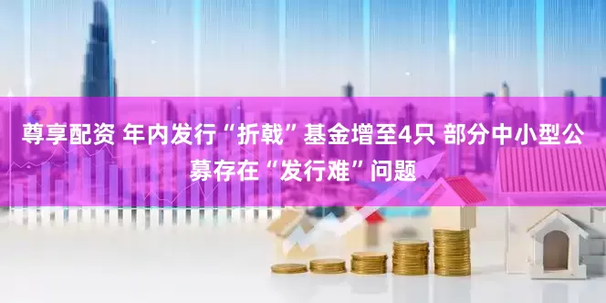 尊享配资 年内发行“折戟”基金增至4只 部分中小型公募存在“发行难”问题